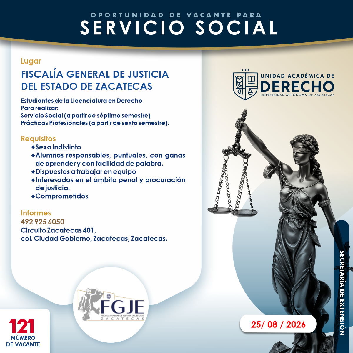 BANNER 2026 UAD SERVICIO SOCIAL 121